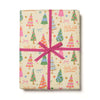 Christmas Wrapping Paper | Holly Jolly Tress | Red Cap Cards