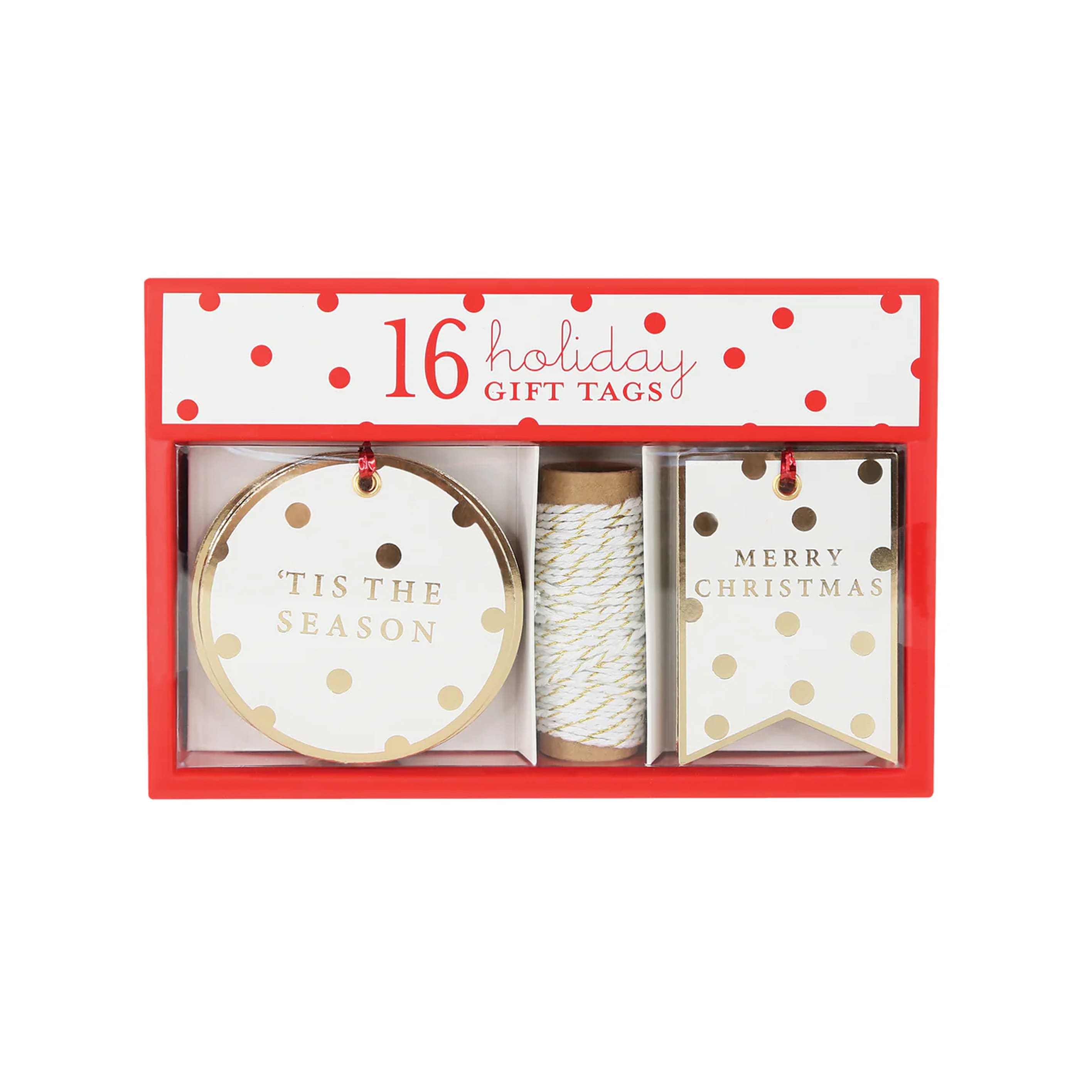 Christmas Gift Tag | Boxed Set | Gold Spots | Graphique de France