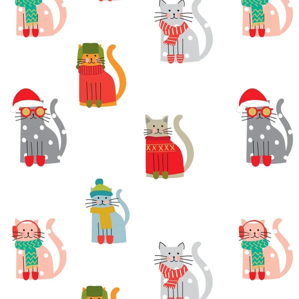 Christmas Wrapping Paper | Kittens In Mittens | Think Of Me