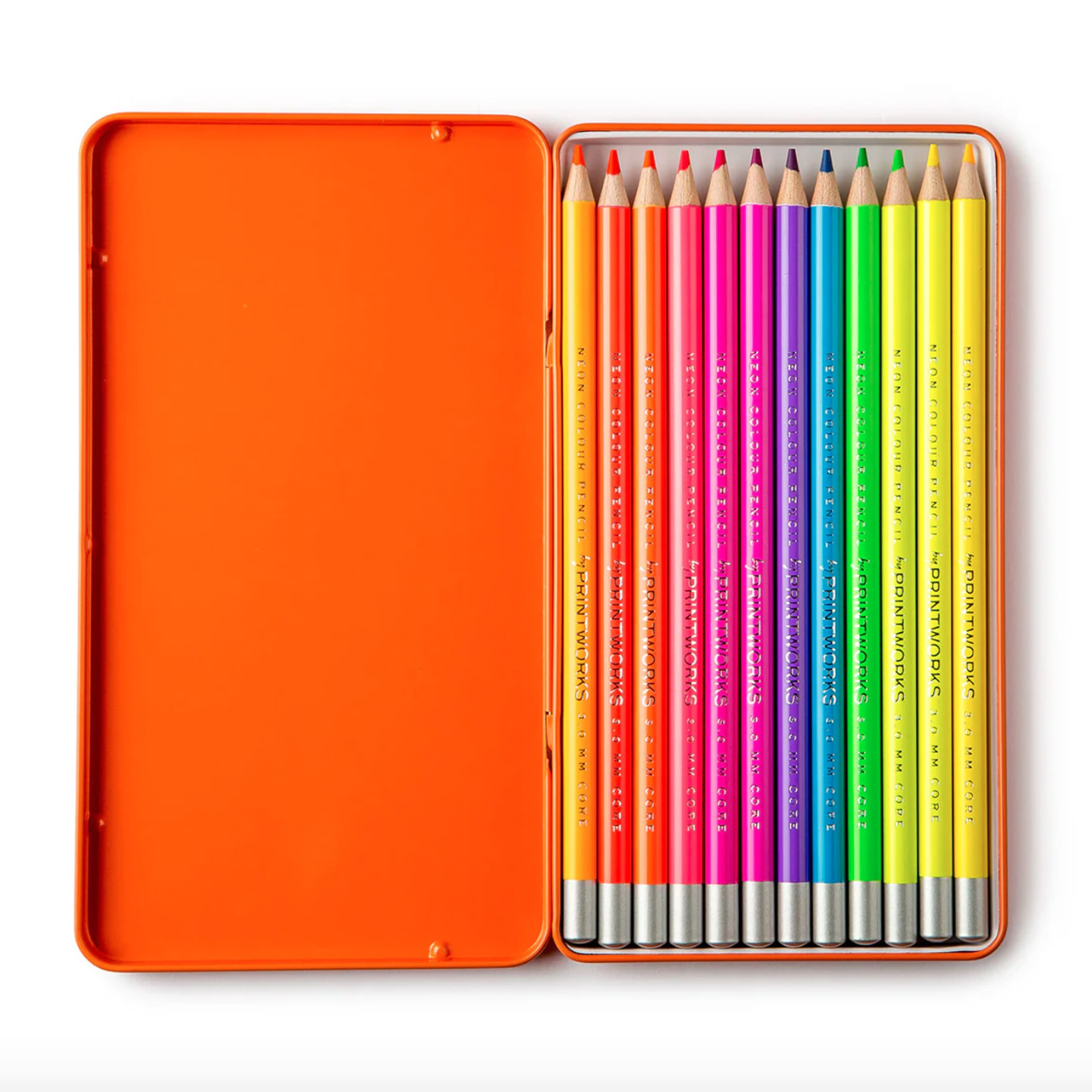 Coloured Pencil | Neon Pencil Set of 12 | Printworks