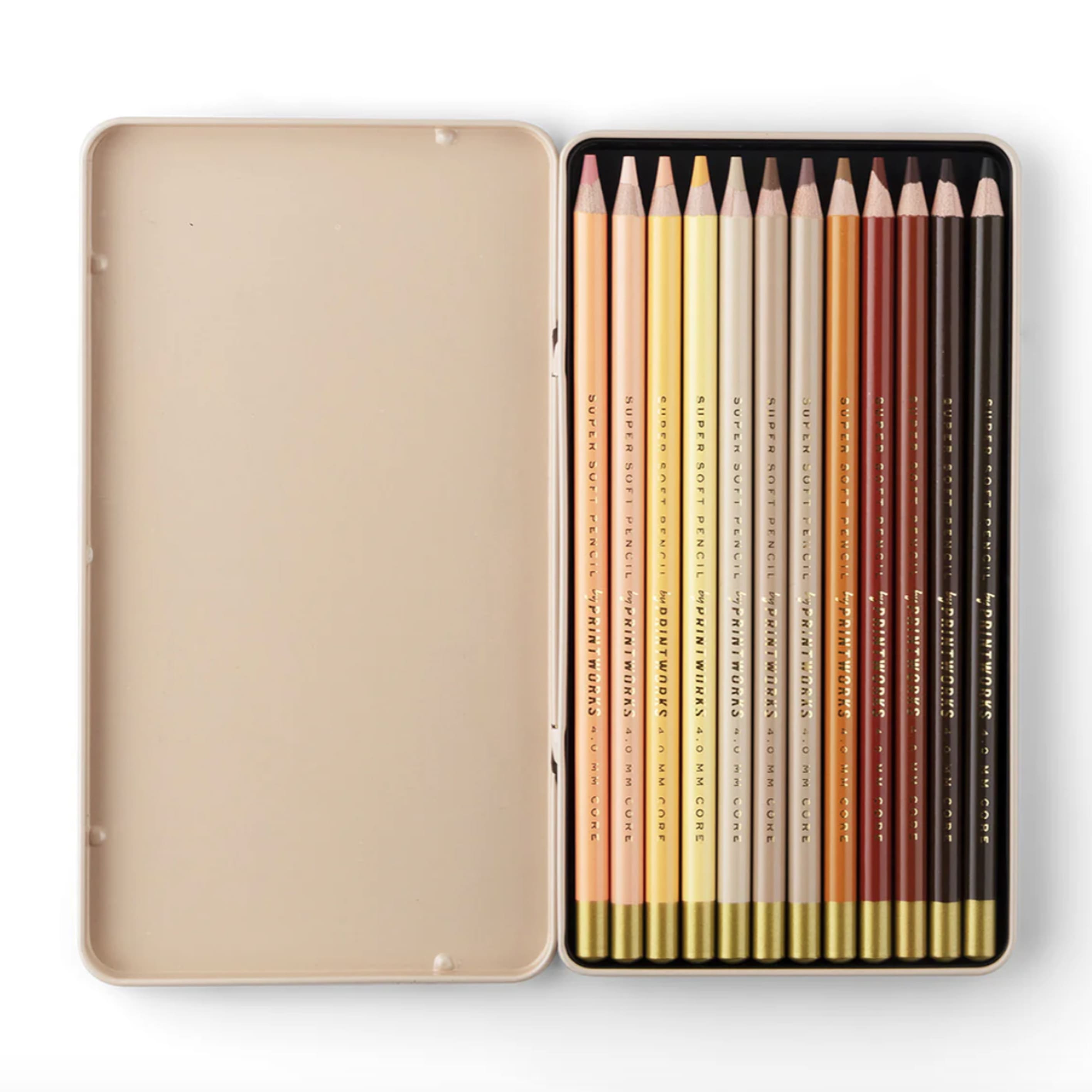 Pencil | Skintone Pencil Set of 12 | Printworks