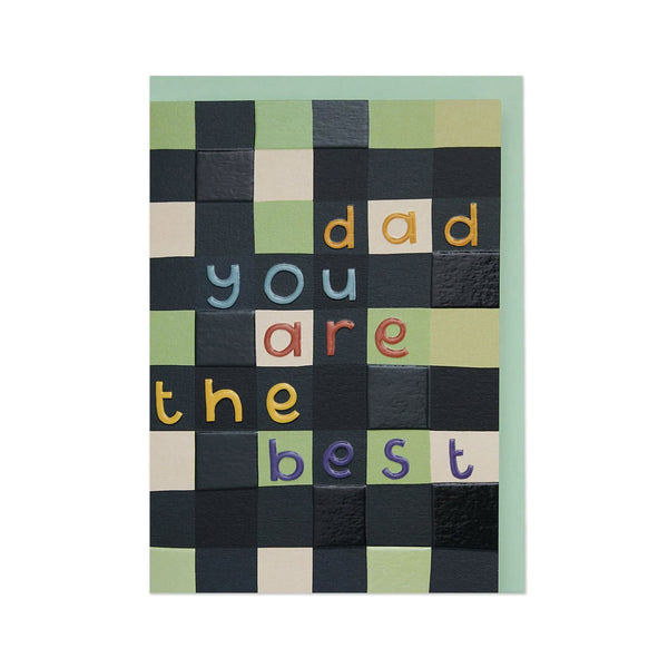 Father's Day Card | Dad You Are the Best | Raspberry Blossom