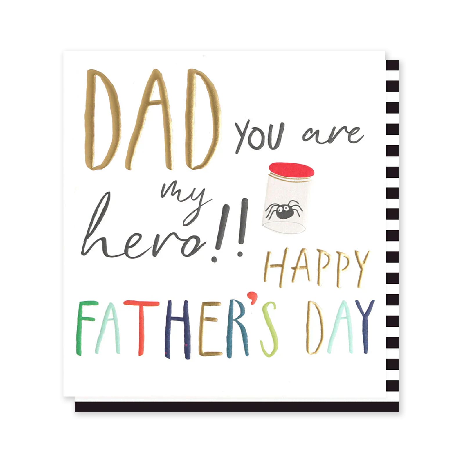 Father's Day Card | Dad You Are My Hero!! | Caroline Gardner