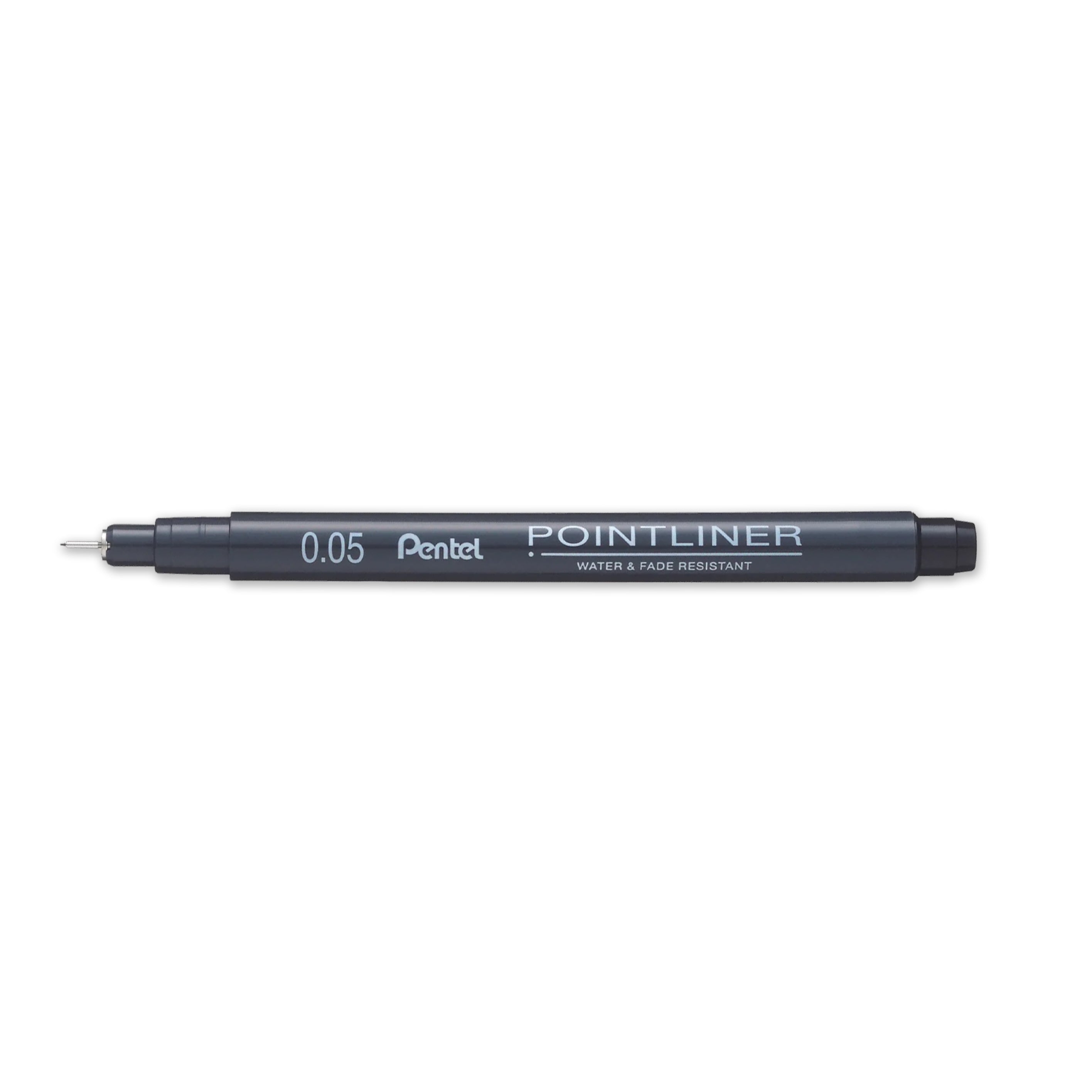 Fibre Tip Pen | Pointliner | Black | Pentel | 3 SIZE OPTIONS AVAILABLE