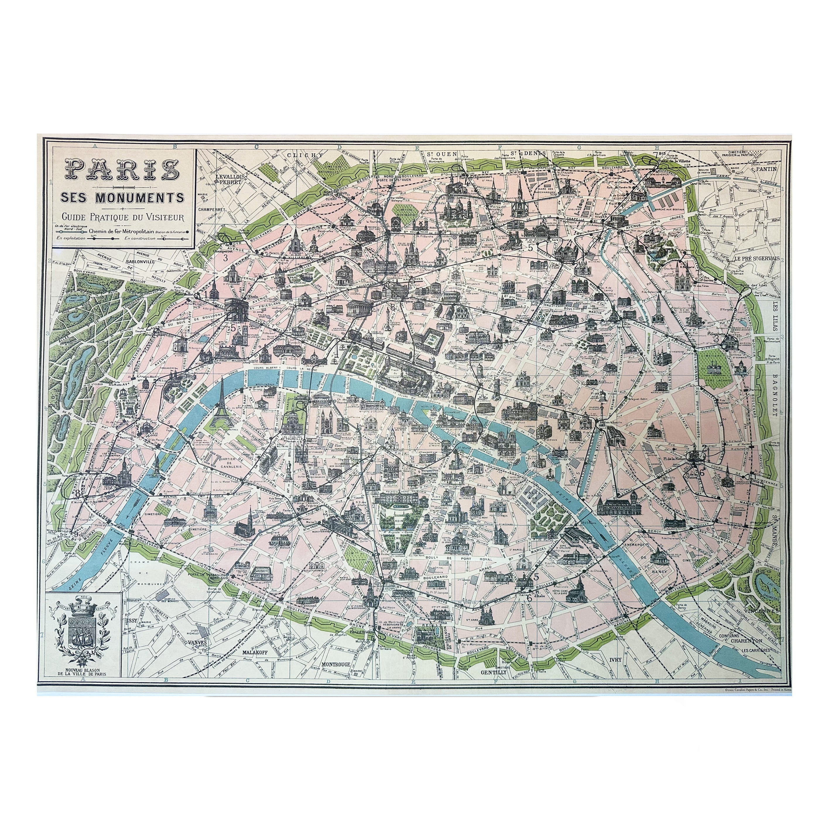 Italian Paper | Paris Monuments