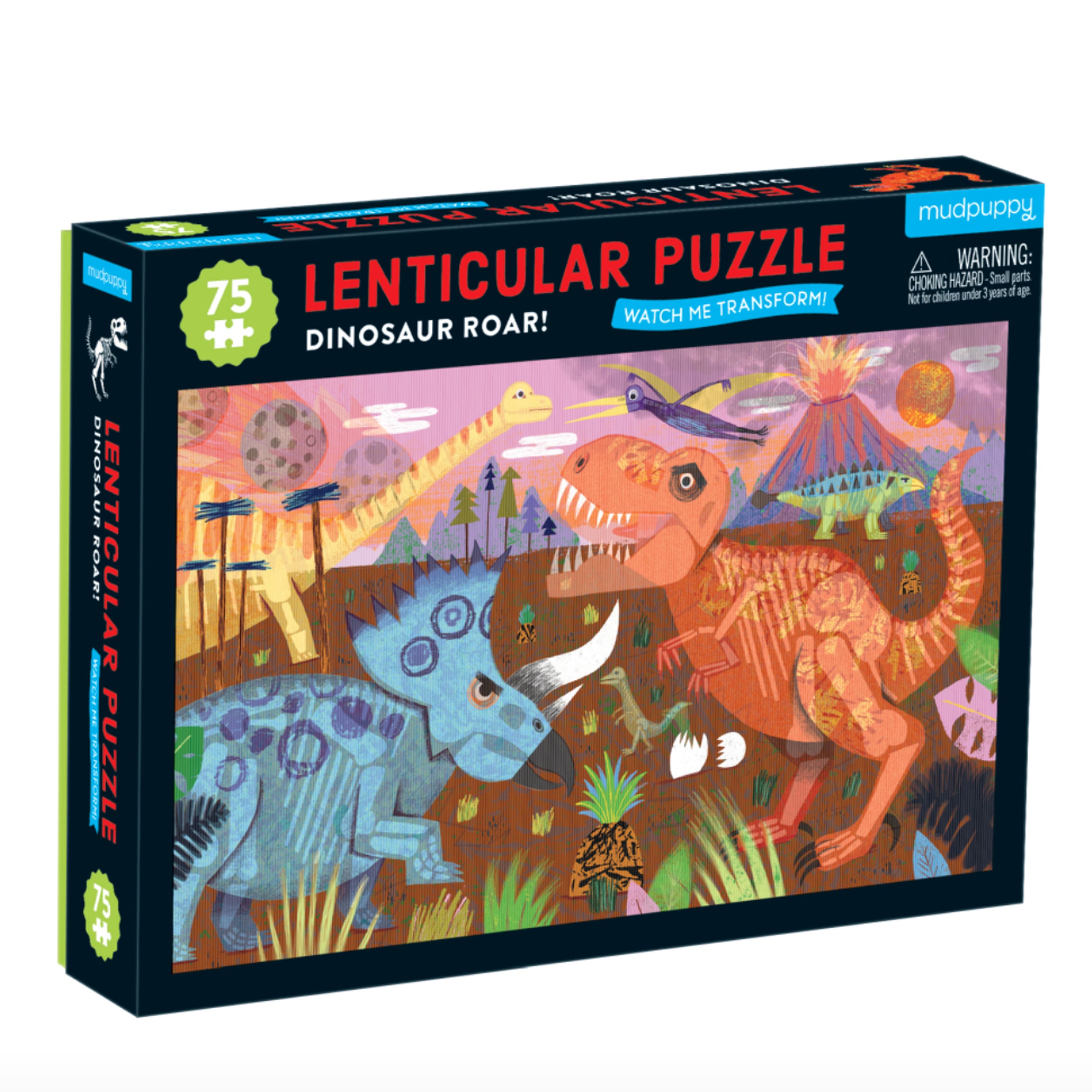 Jigsaw Puzzle | Lenticular | Dinosaur | Mudpuppy