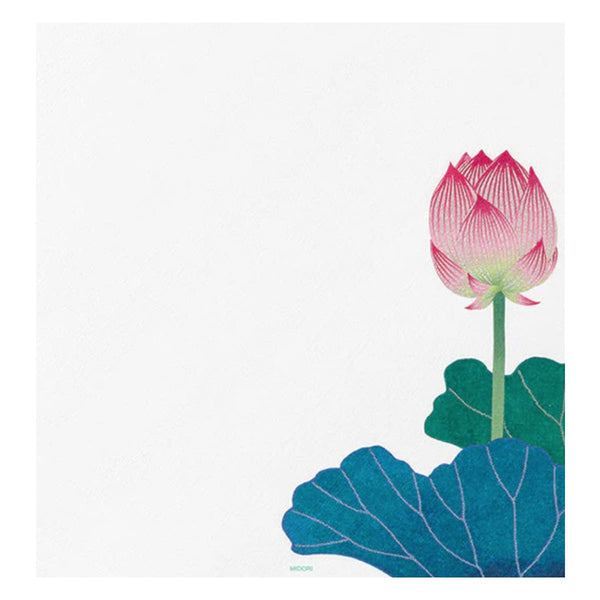 Kami Letter Writing Set | Lotus Flower | Midori