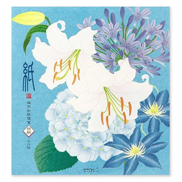 Kami Letter Writing Set | Summer Floral | Midori