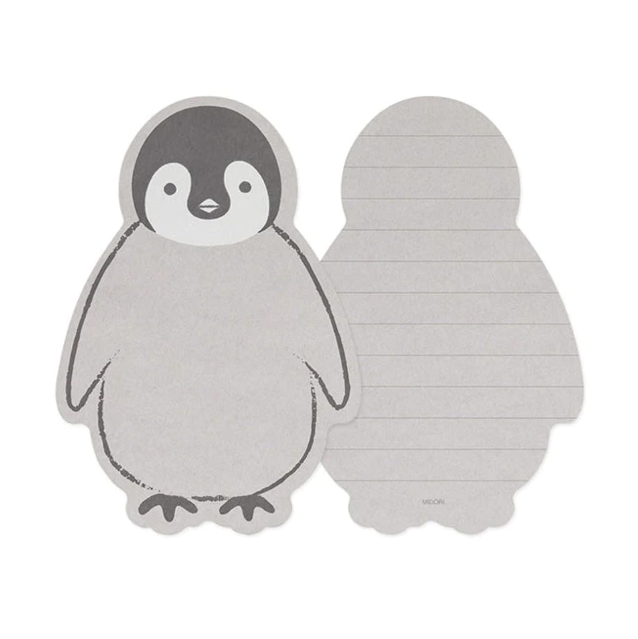 Die Cut Letter Writing Set | Penguin | Midori