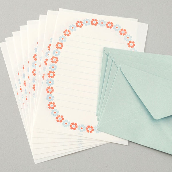 Letterpress Writing Set | Midori | 4 DESIGN OPTIONS AVAILABLE