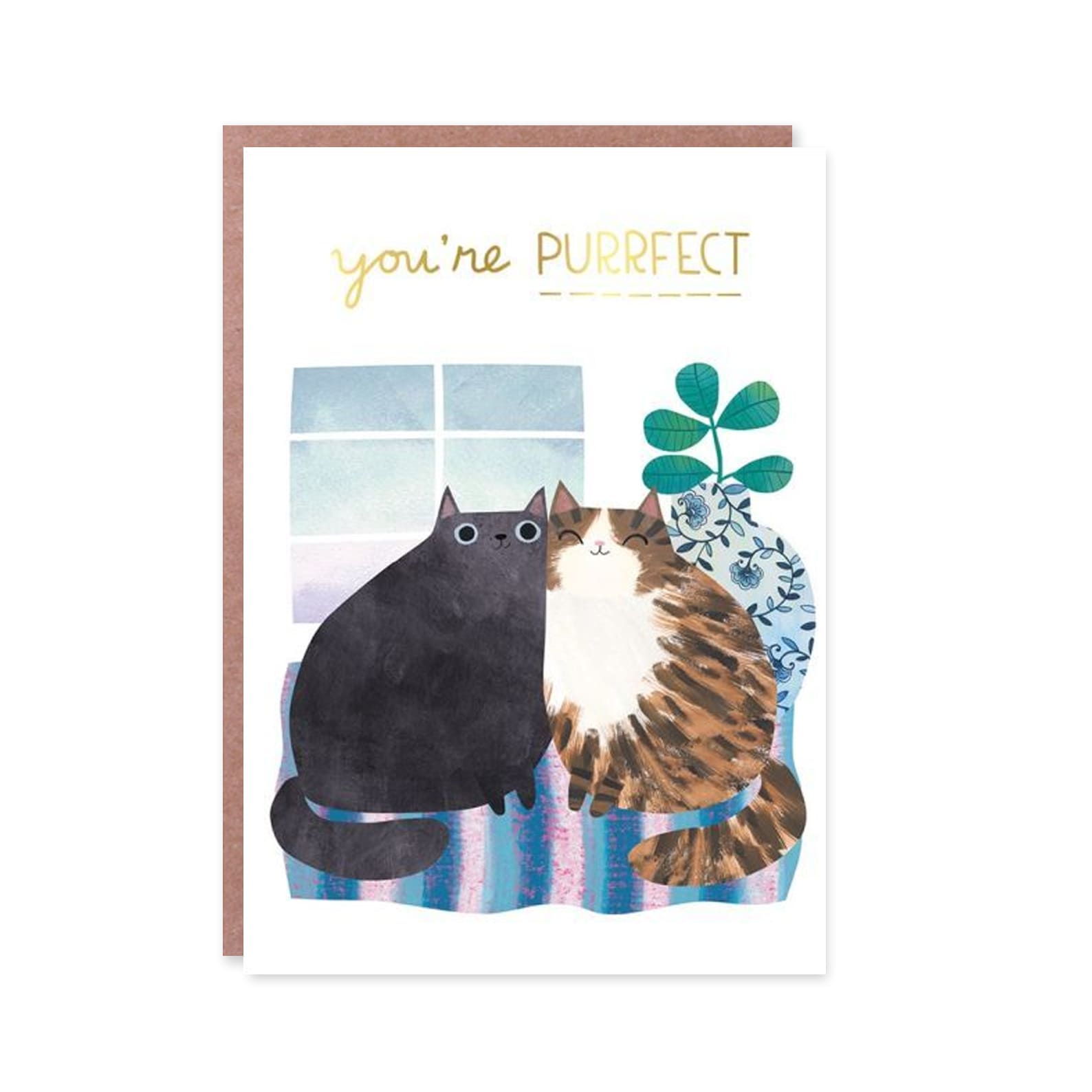 Love & Friendship Card | You're Purrfect Cats | Ohh Deer