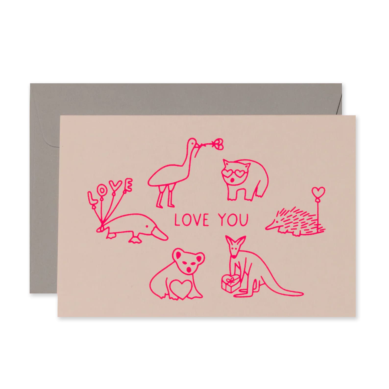 Love & Friendship Card | Australian Love You | Me & Amber