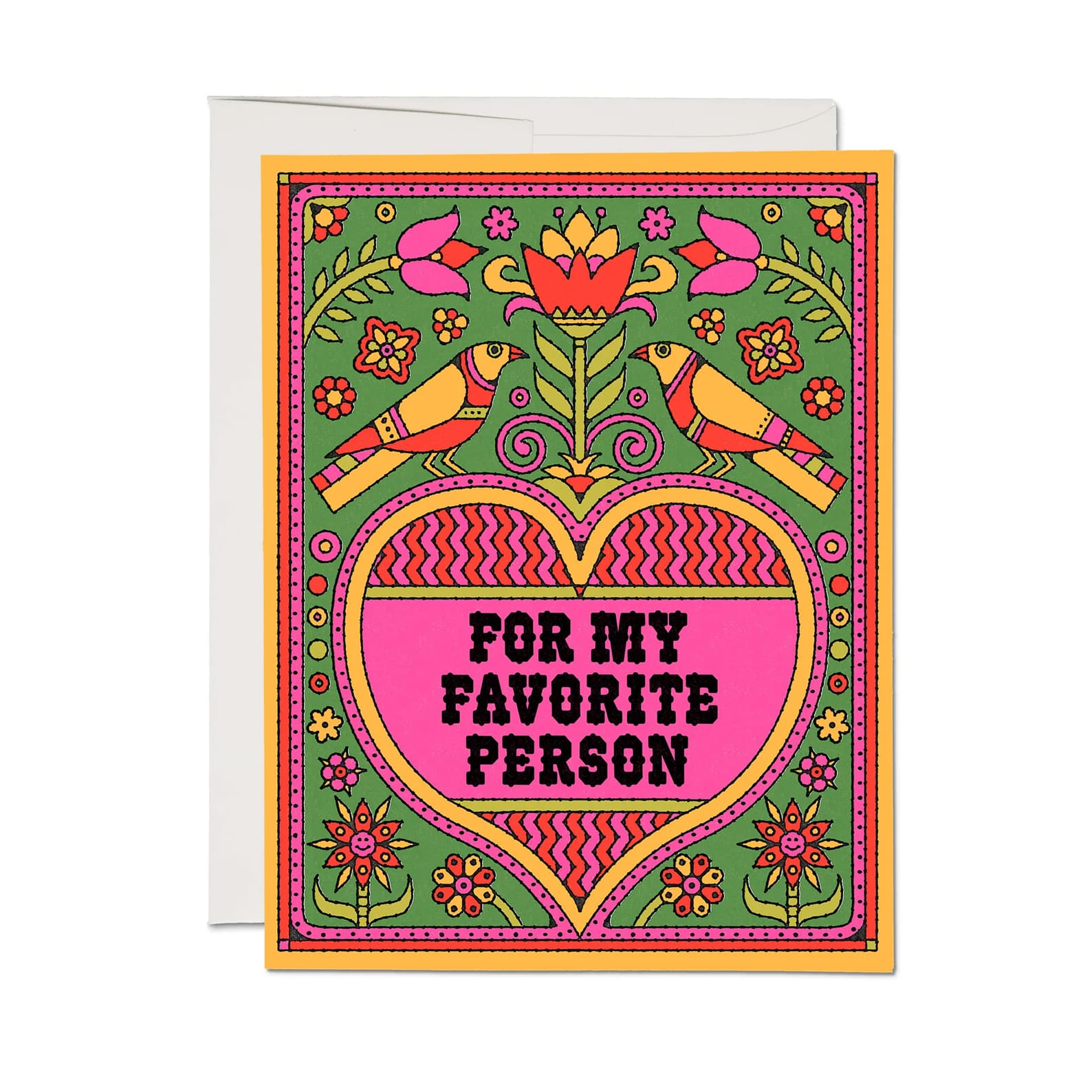 Love & Friendship Card | Favourite Person | Red Cap Cards