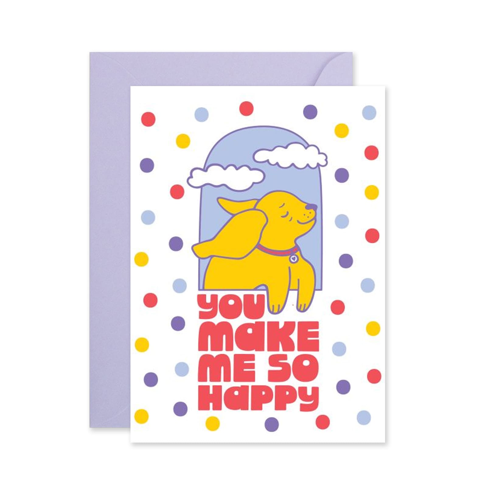 Love & Friendship Card | Happy Dog | The Good Twin