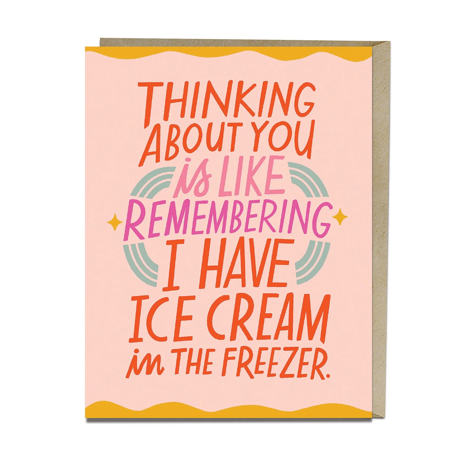 Love & friendship Card | Ice Cream Freezer Love | Em & Friends