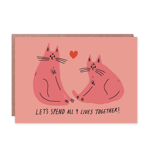 Love & Friendship Card | Nine Lives | Badger & Burke