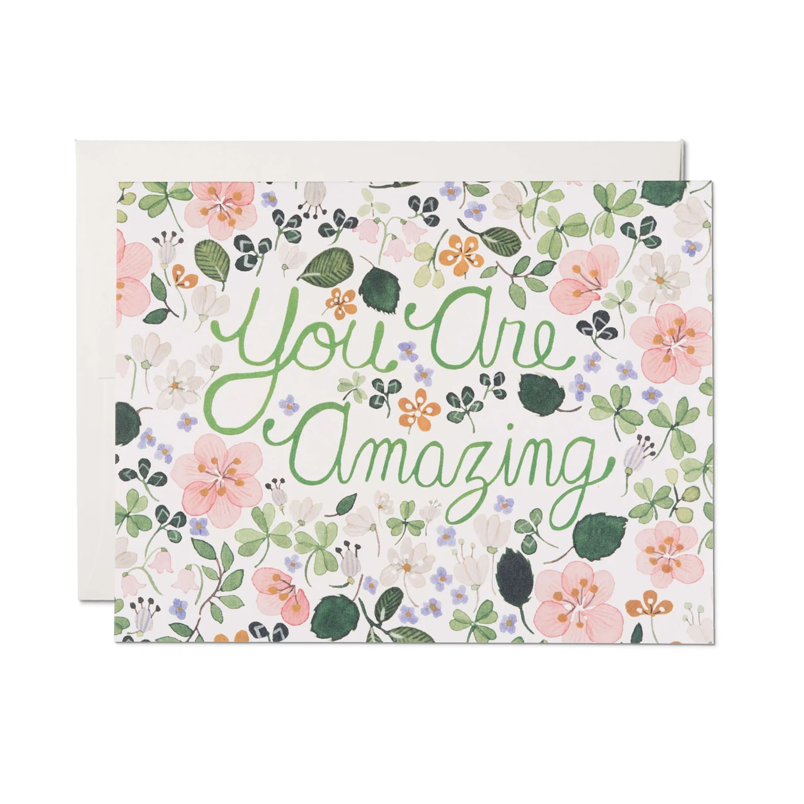 Love & Friendship Card | Pelargonia | Red Cap Cards