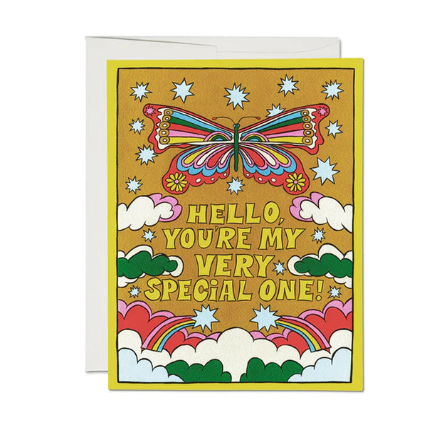 Love & Friendship Card | Special Butterfly | Red Cap Cards