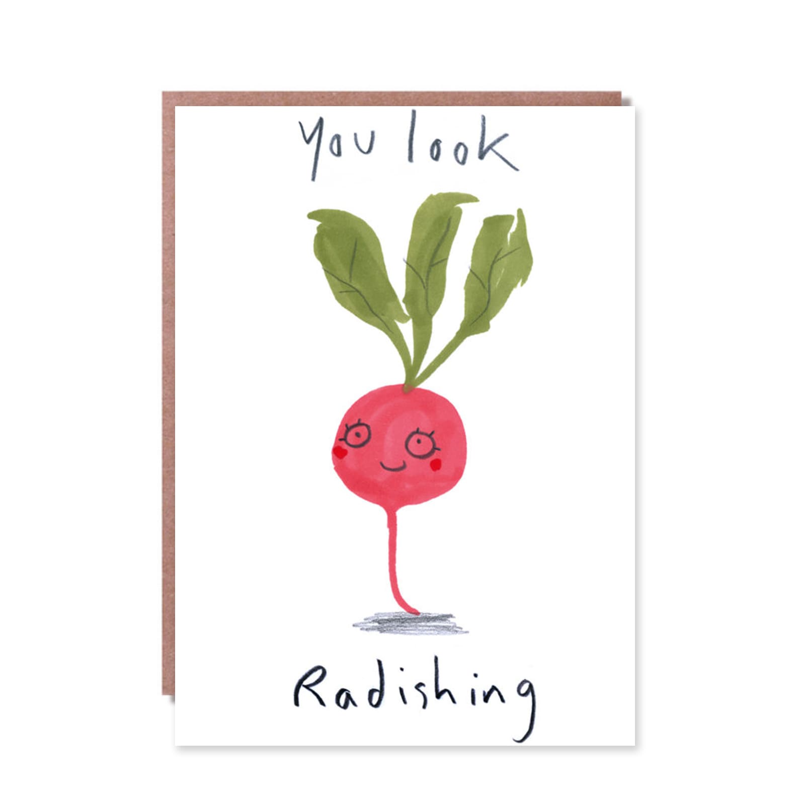 Love & Friendship Card | You Look Radishing | Jo Clark Design