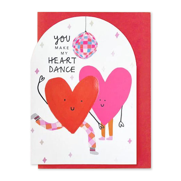 Love & Friendship Card | Heart Dance | Stop The Clock Design