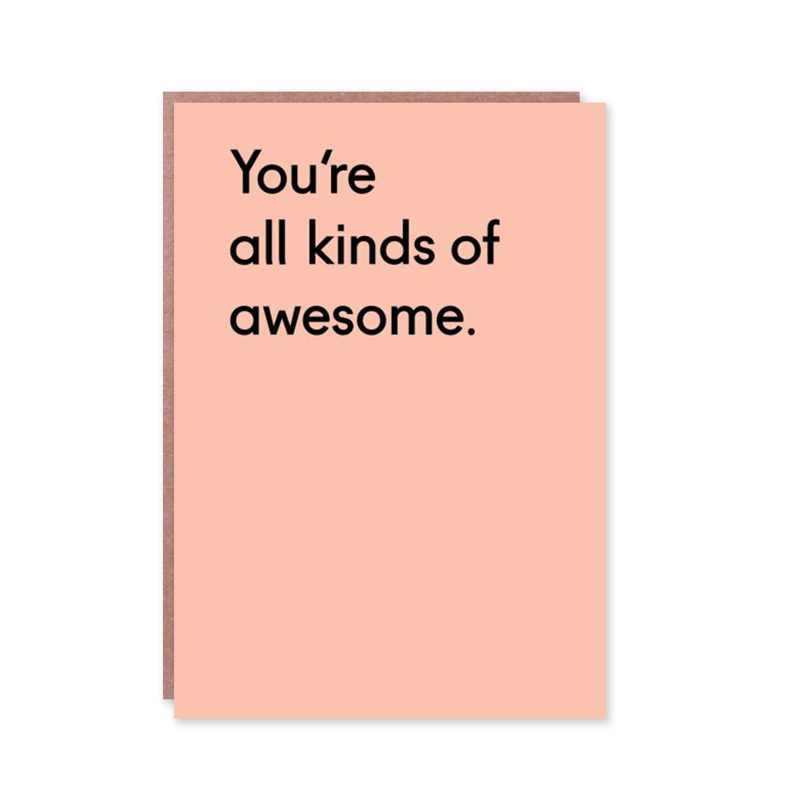 Love & Friendship Card | All Kinds of Awesome | Ohh Deer