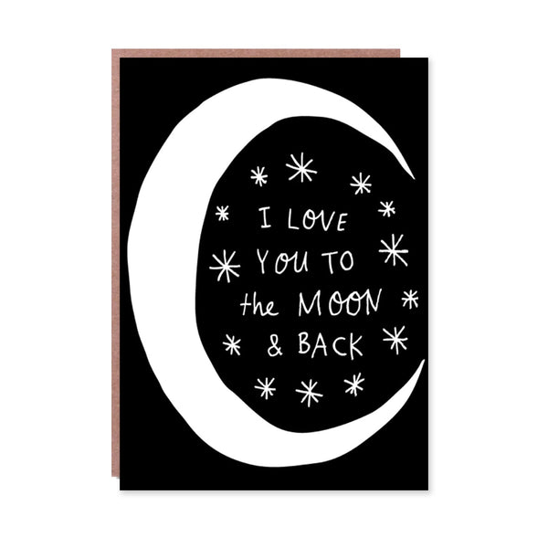 Love & Friendship Card | To The Moon & Back | Badger & Burke