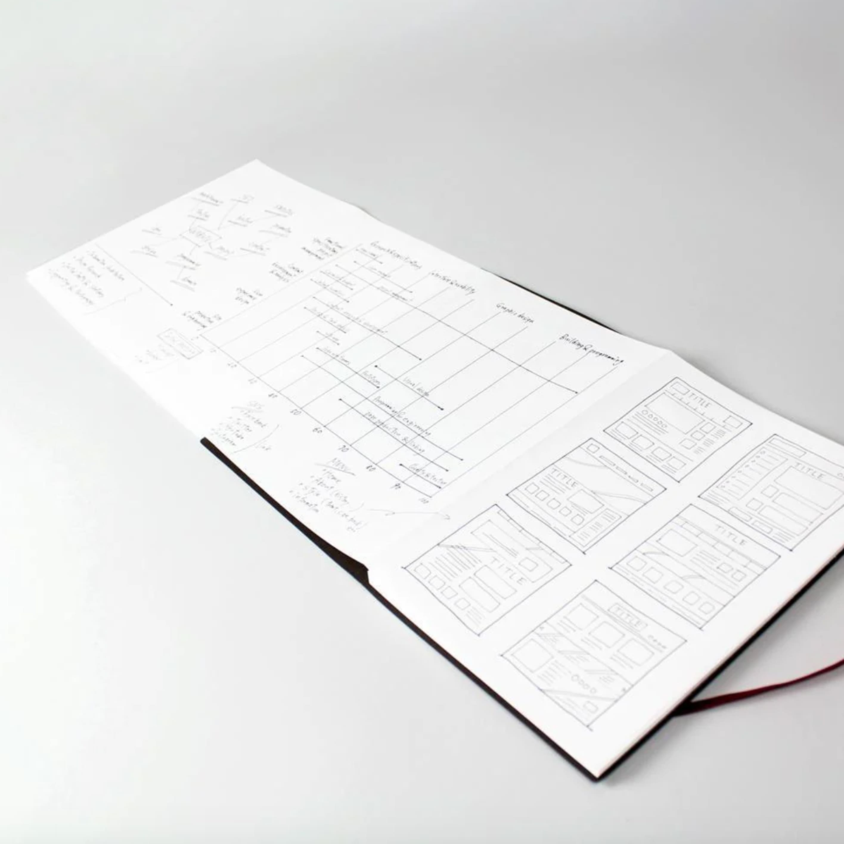 Notebook | Accordion | Blank | A5 | Yamazkura | +Lab | 4 COLOUR OPTIONS AVAILABLE