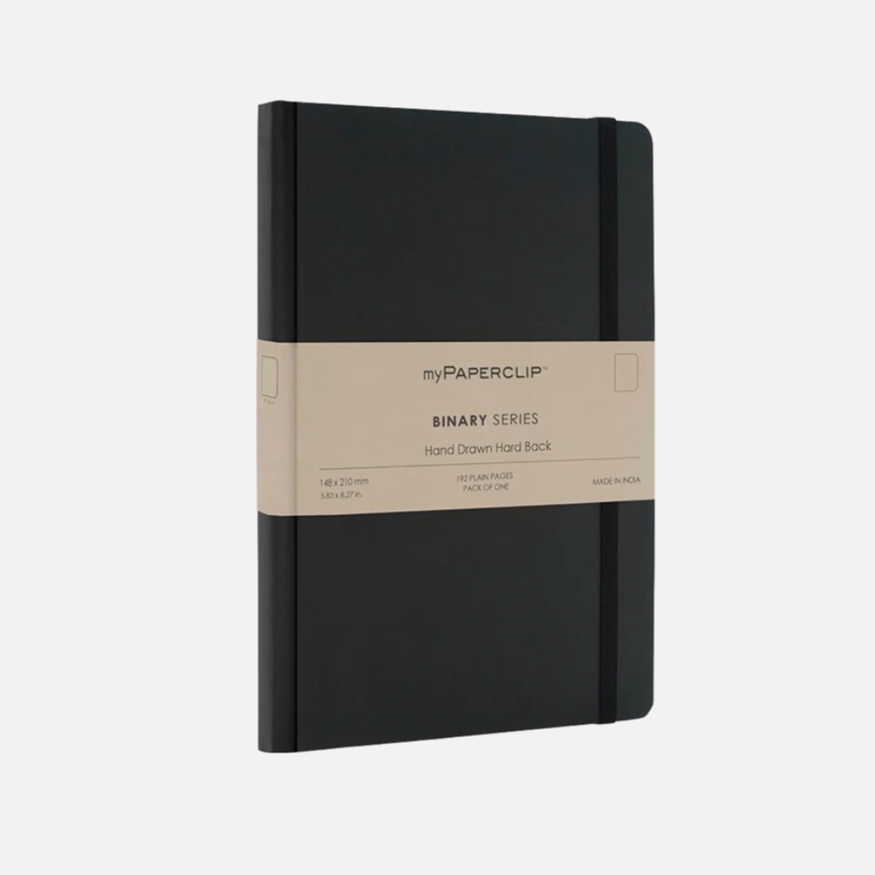 Notebook | Binary Series | Lined | A5 | myPaperclip | 5 COLOUR OPTIONS AVAILABLE