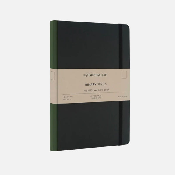 Notebook | Binary Series | Unlined | A5 myPaperclip | 5 COLOUR OPTIONS AVAILABLE