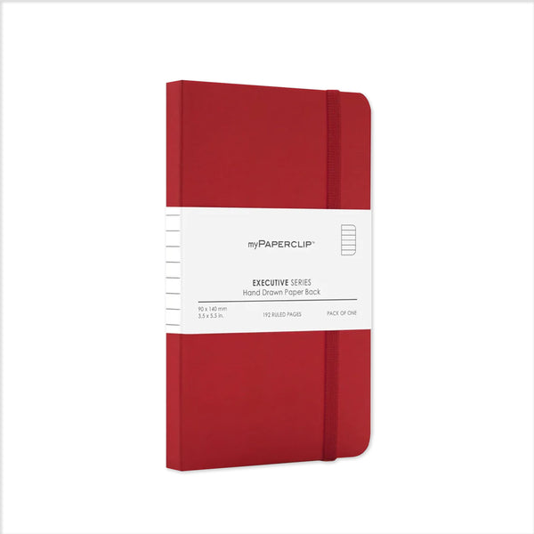 Notebook | Executive Series | Lined | A6 | myPaperclip | 5 COLOUR OPTIONS AVAILABLE