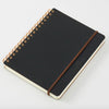 Notebook | Grain Recycled Leather Notepad | Lined & Unlined | B6 | Midori | 2 COLOUR OPTIONS AVAILABLE