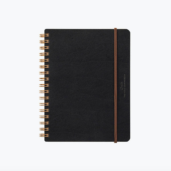 Notebook | Grain Recycled Leather Notepad | Lined & Unlined | B6 | Midori | 2 COLOUR OPTIONS AVAILABLE