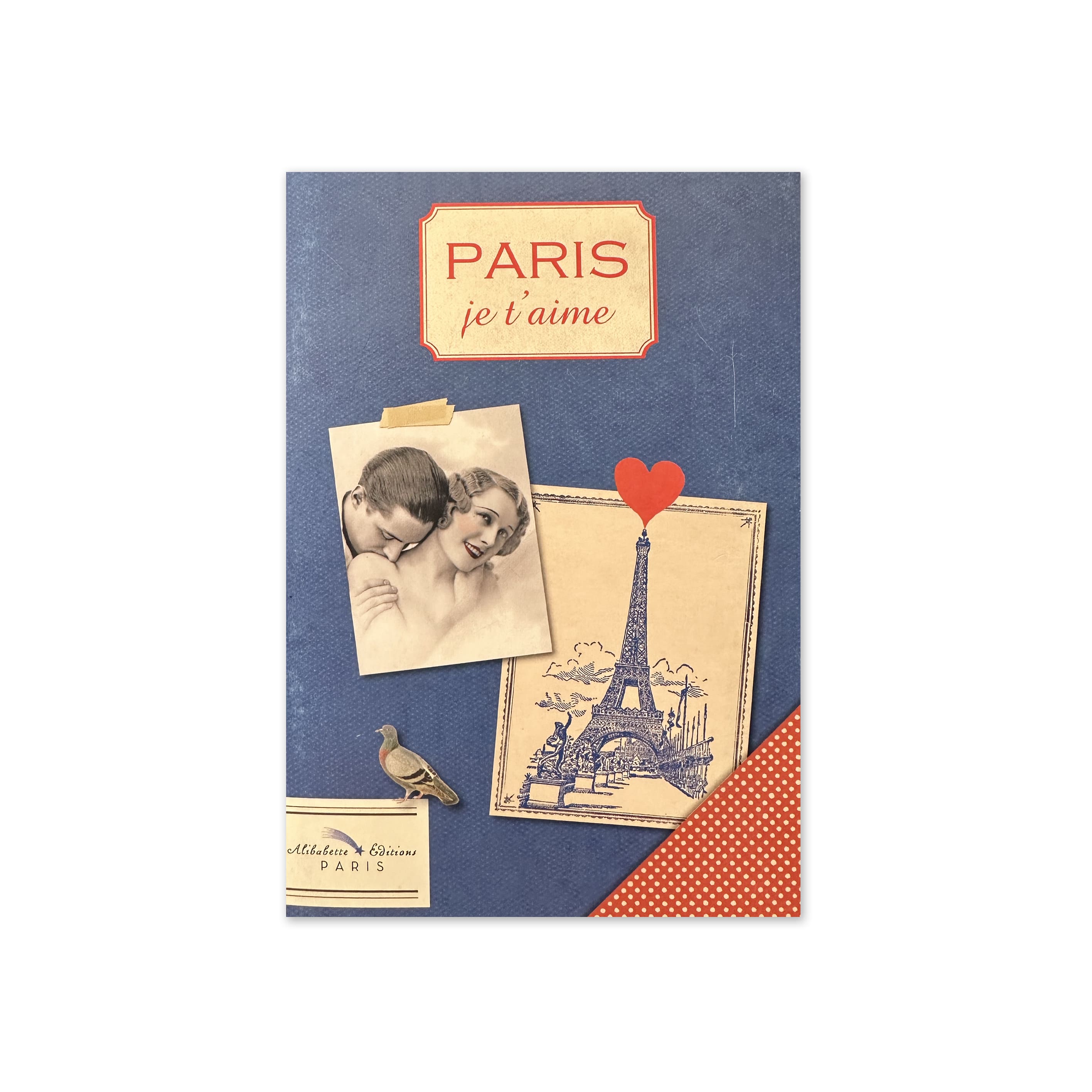 Notebook | Illustrated | A5 | Paris je t'aime | Alibabette Editions