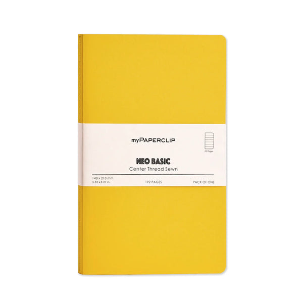 Notebook | Neo Basics | Lined | A5 | myPaperclip | 7 COLOUR OPTIONS AVAILABLE