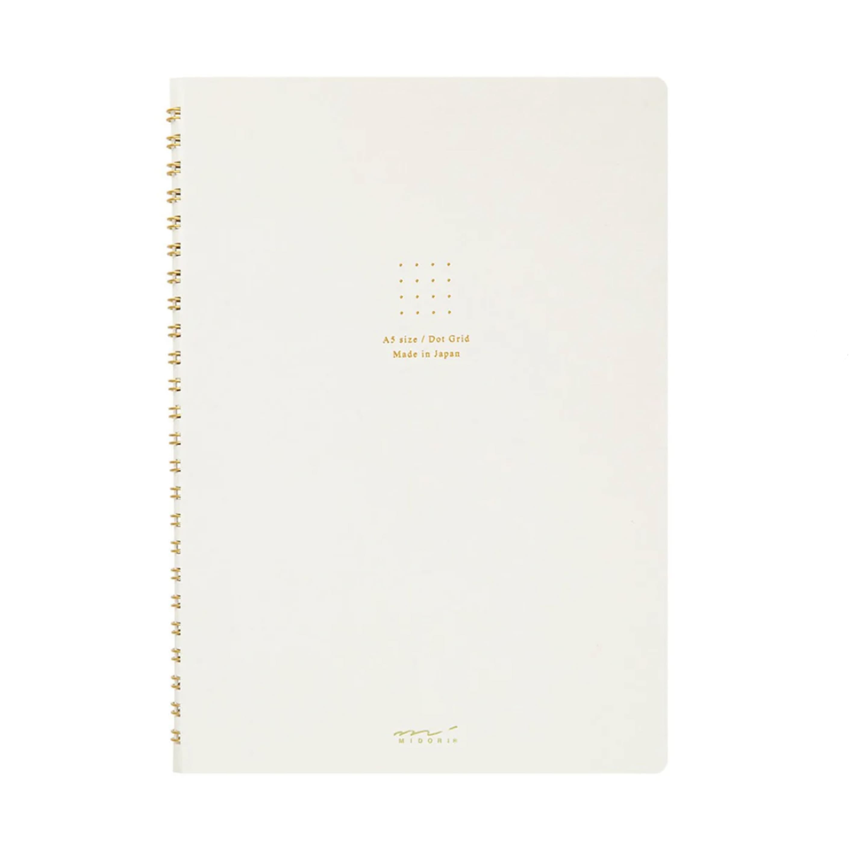 Notebook | Colour Ring | Dot Grid | A5 Midori | 6 COLOUR OPTIONS AVAILABLE