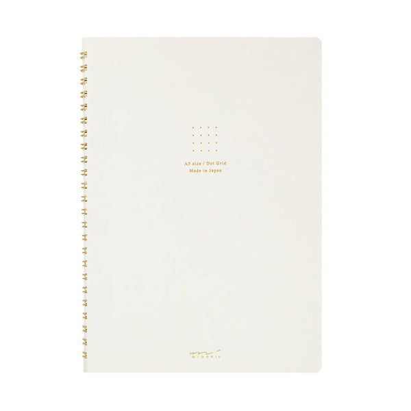 Notebook | Colour Ring | Dot Grid | A5 Midori | 6 COLOUR OPTIONS AVAILABLE