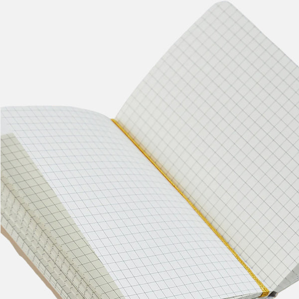 Notebook | Vegan Leather Signature Series | Grid | A5 | myPaperclip | 3 COLOUR OPTIONS AVAILABLE