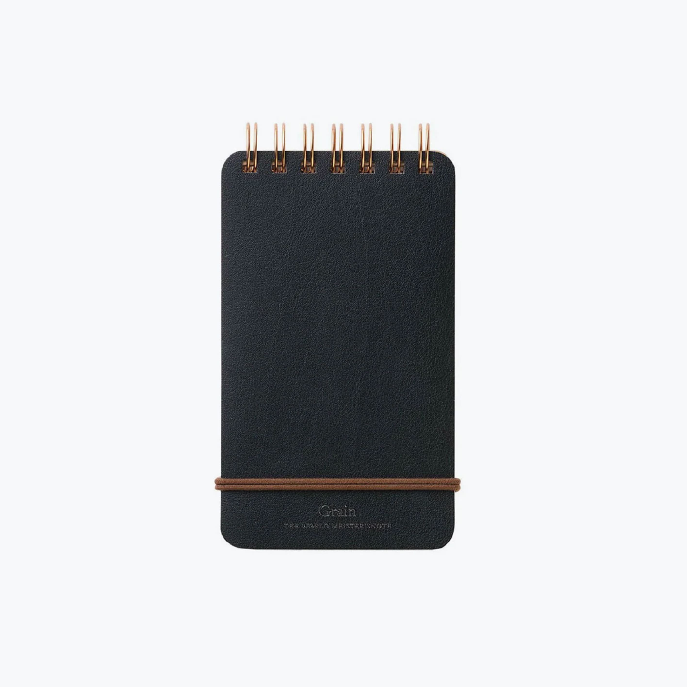 Notepad | Grain Recycled Leather Notepad | Lined & Unlined | Midori | 2 COLOUR OPTIONS AVAILABLE