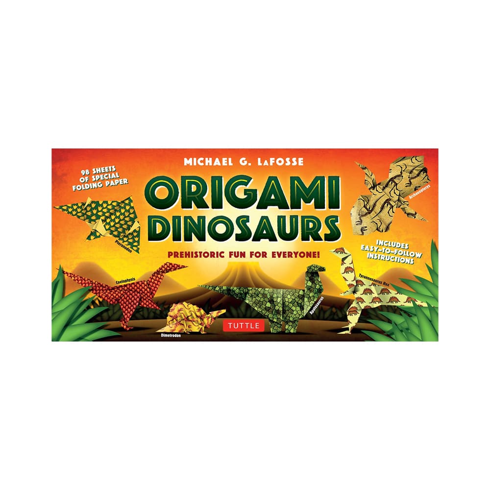 Origami Kits | Origami Dinosaurs | 20 Models | 96 Sheets | Tuttle