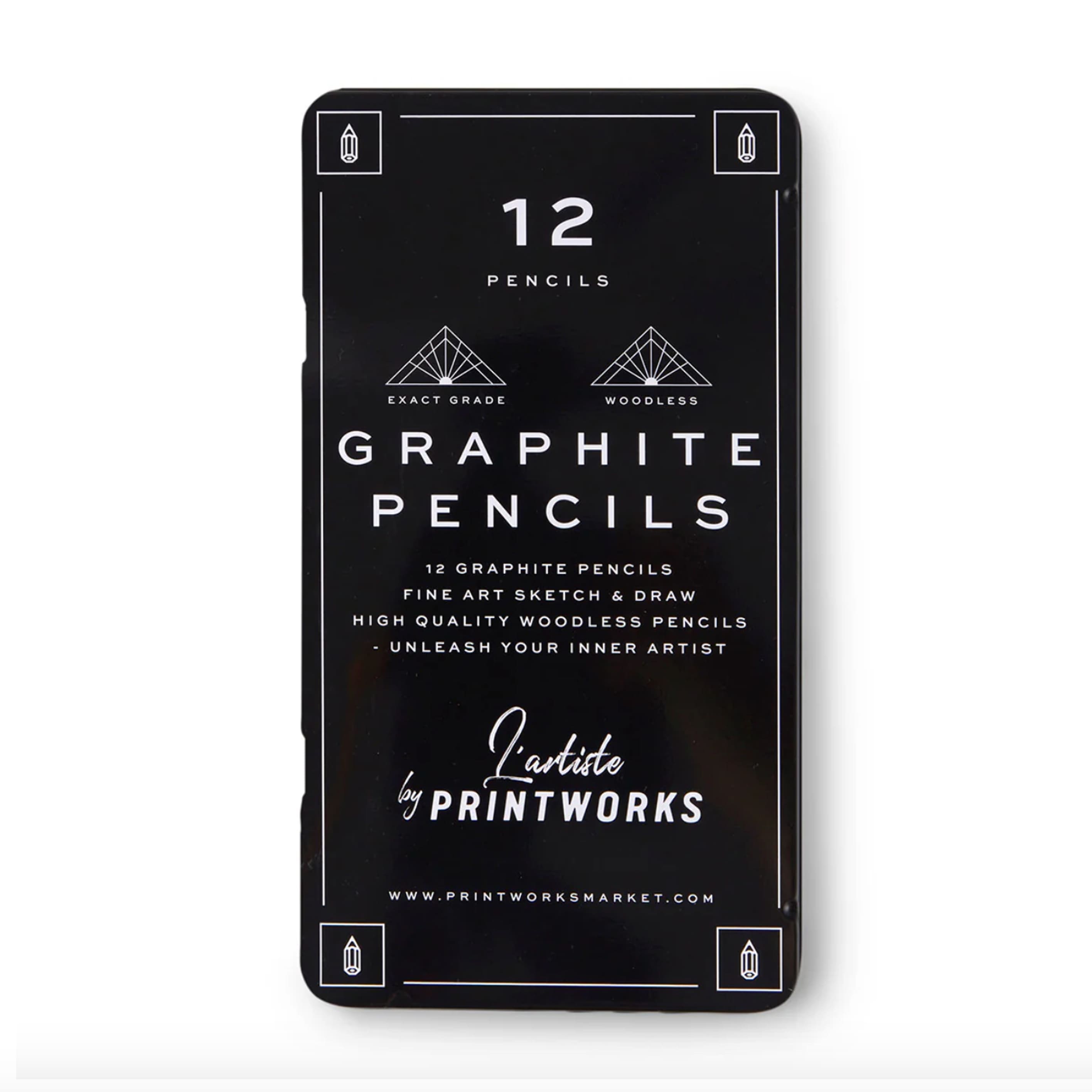 Pencil | Graphite Pencil Set of 12 | Printworks