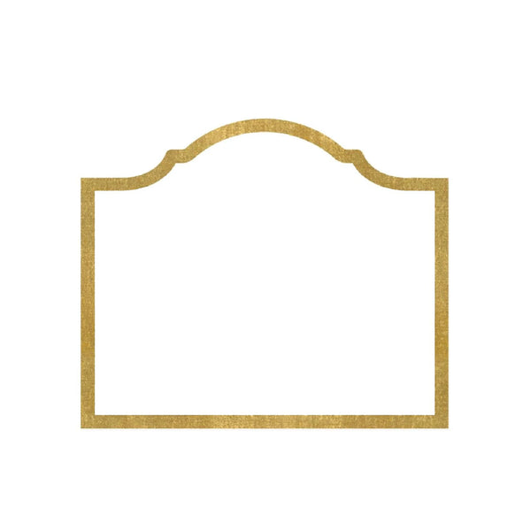 Place Card | Arch Gold | Set of 8 | Caspari