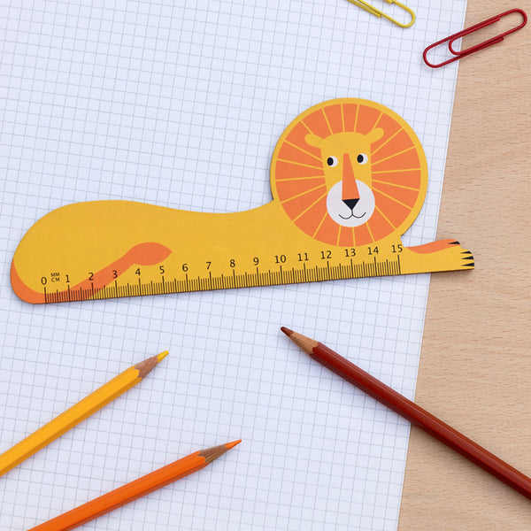 Ruler | Wooden | Lion | Rex London