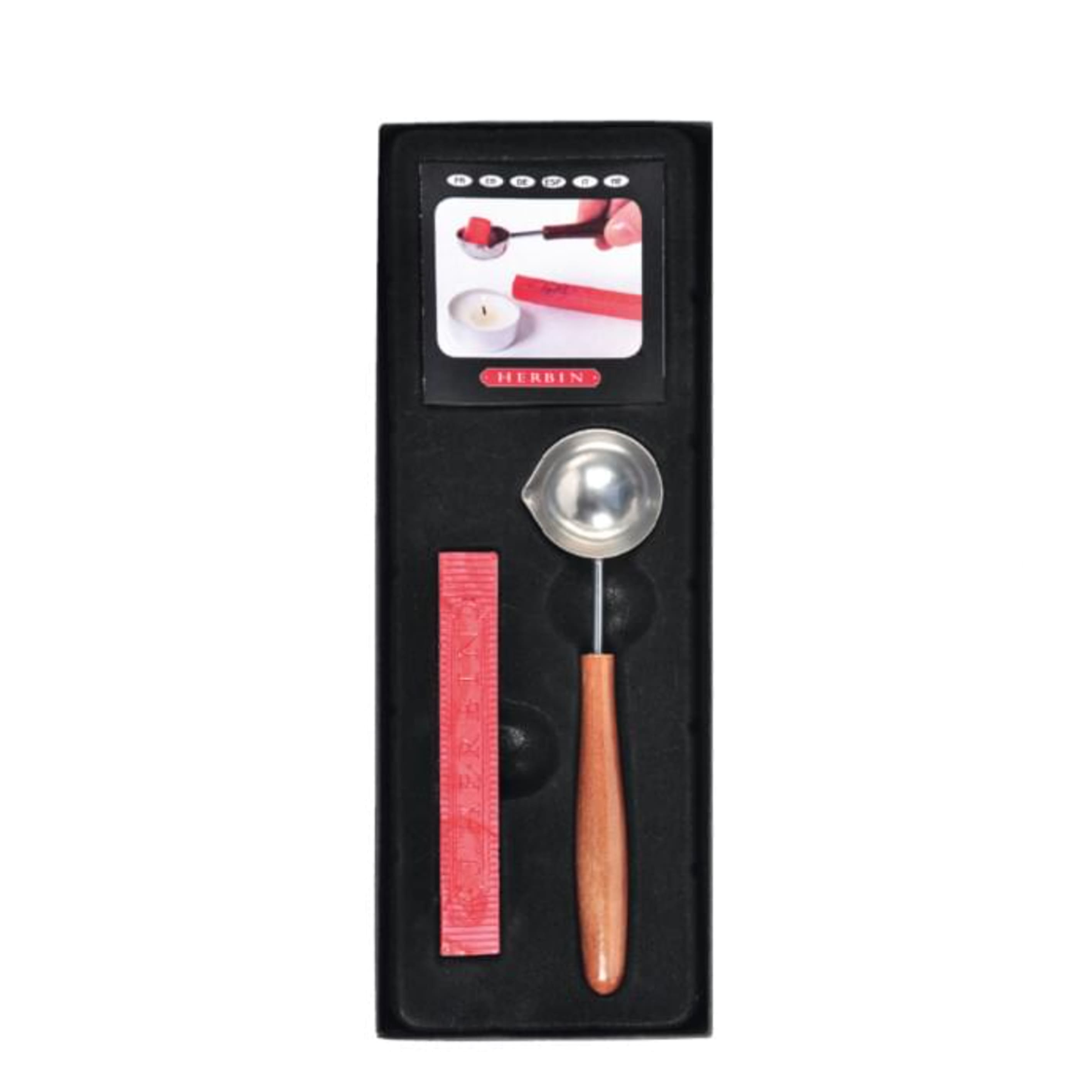 Sealing Wax | Traditional Spoon and Wax Sealing Kit | Herbin