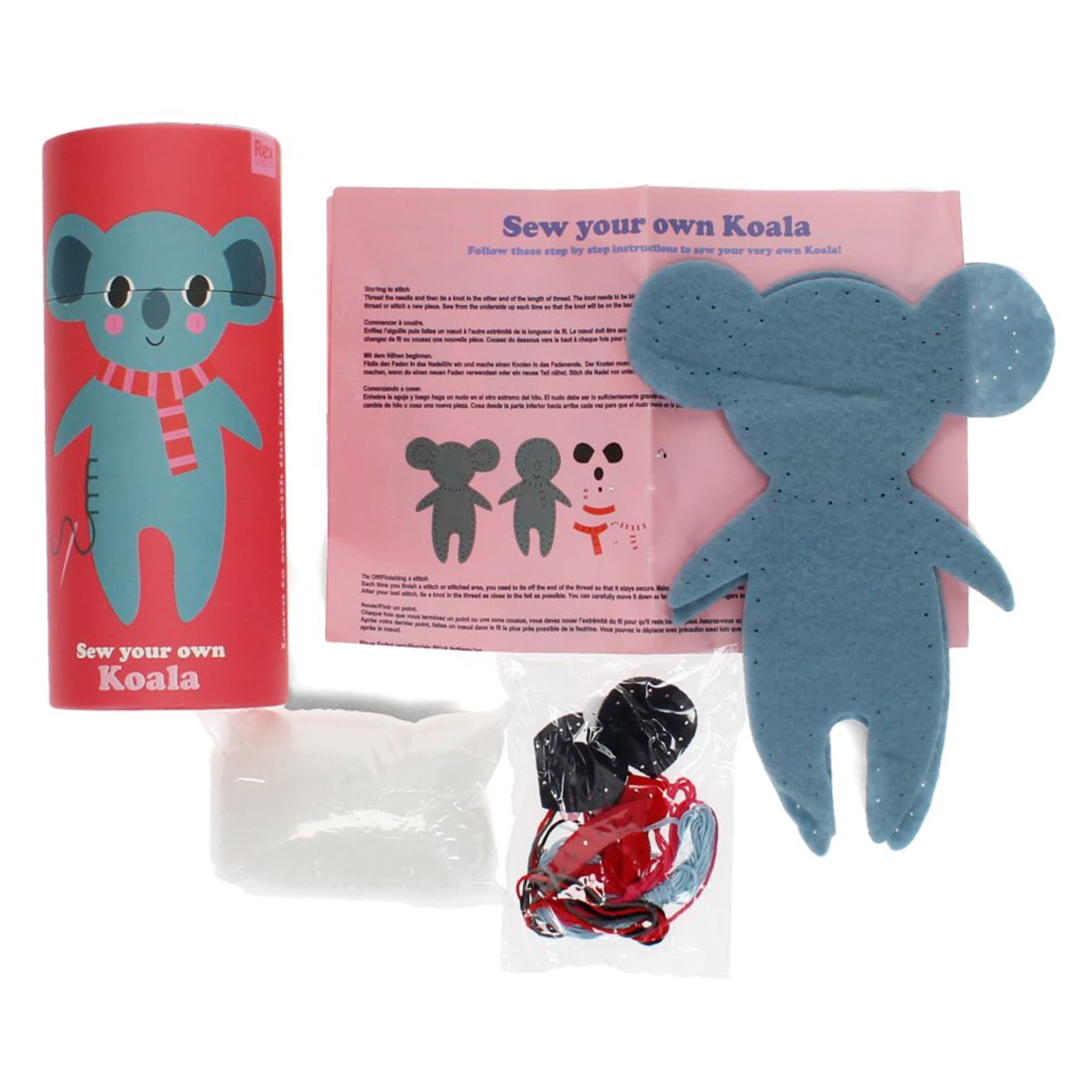 Art & Craft Kit | Sew Your Own Koala Kit | Rex London