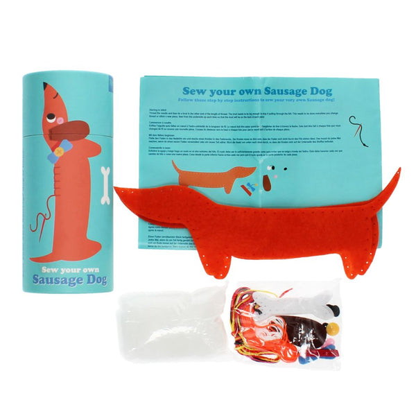 Art & Craft Kit | Sew Your Own Sausage Dog Kit | Rex London