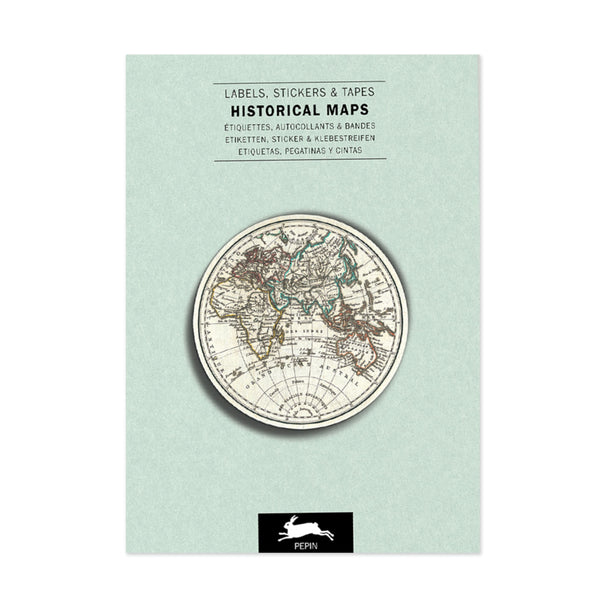 Sticker Book | Labels Stickers & Tapes | Historical Maps | Pepin Press