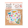 Decorative Stickers | Paper Flakes | Birthday & Circus | Aiueo