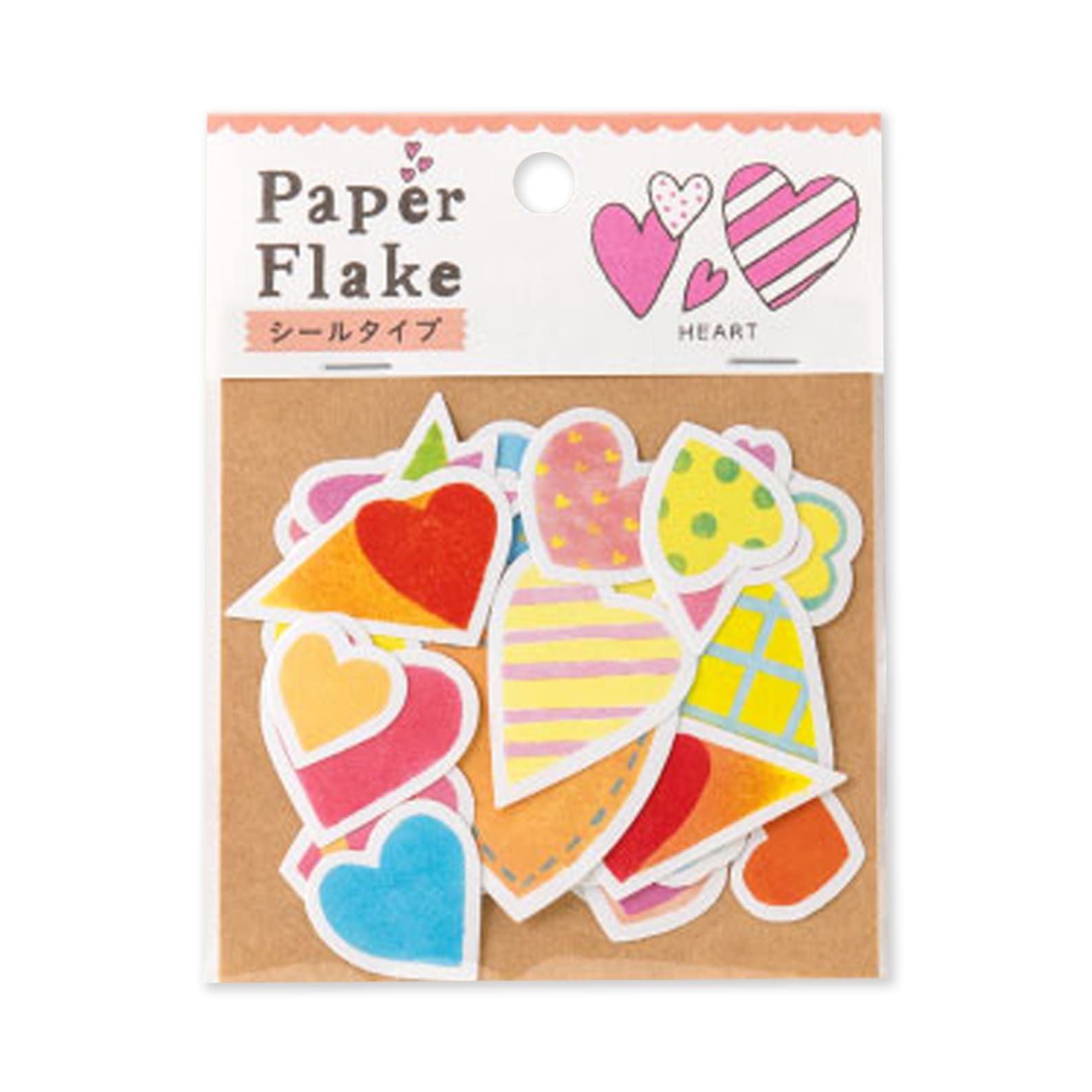 Decorative Stickers | Paper Flakes | Heart | Aiueo