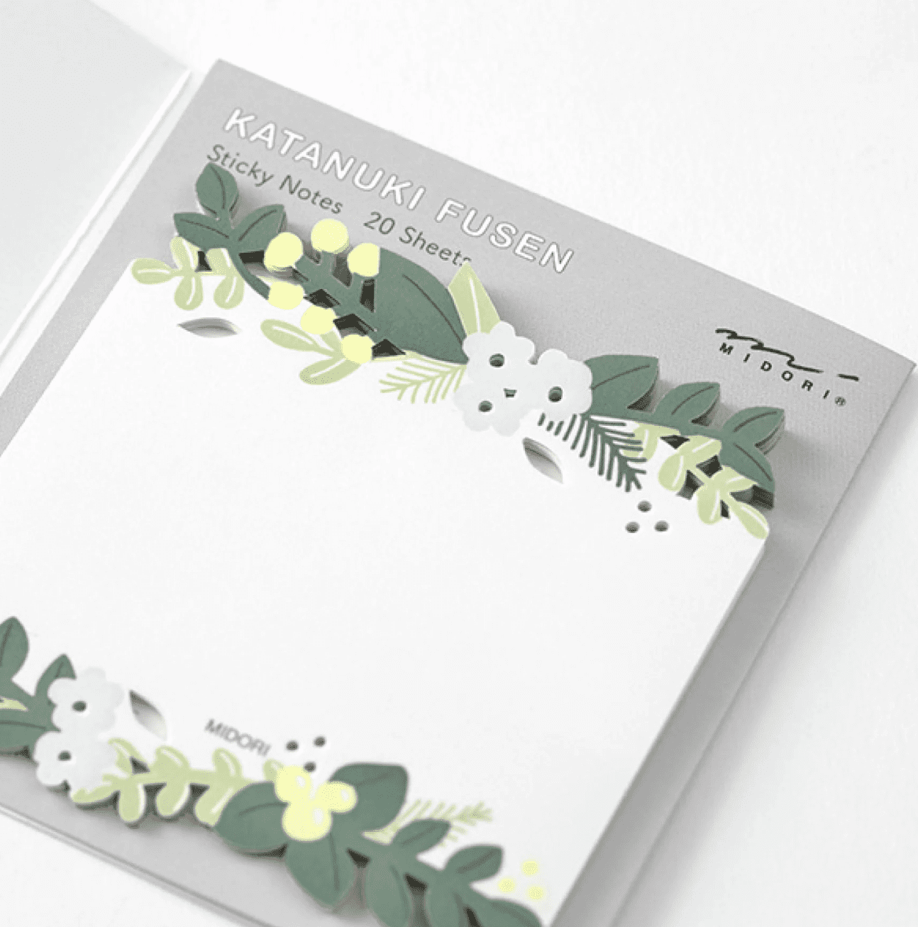 Die Cut Sticky Notes | Leaves | Midori