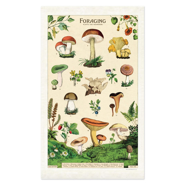 Tea Towel | Foraging | Cavallini & Co.